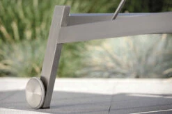 STERN Allround Rollenliege, Silber/taupe, Edelstahl/Textil, 200x71x38 Cm, Verstellbare Rückenlehne -Gartenmöbel 10 15897 1.jpg