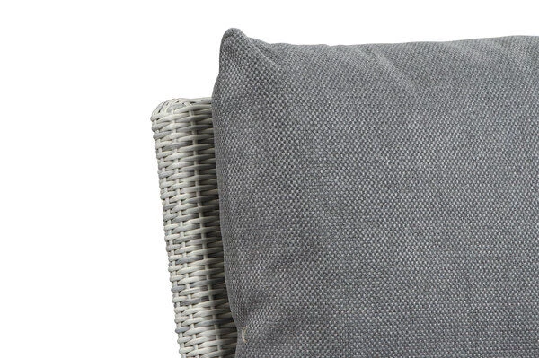 SIENA GARDEN Corido 2-Sitzer Sofa, Ice Grey, Alu / Gardino®-Geflecht, 136x83x88 Cm, Armlehne Rechts 10 SIENA GARDEN Corido 2-Sitzer Sofa, Ice Grey, Alu / Gardino®-Geflecht, 136x83x88 Cm, Armlehne Rechts – Bild 10