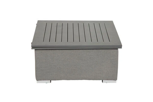 OUTFLEXX Loungeset, Flanelle, Alu/Sunbrella, Für 5 Personen, Höhenverstellbarer Loungetisch 10 OUTFLEXX Loungeset, Flanelle, Alu/Sunbrella, Für 5 Personen, Höhenverstellbarer Loungetisch – Bild 10