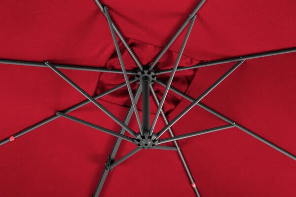 Schneider® SCHNEIDER Rhodos Junior Ampelschirm, Rot, 270x270 Cm, Quadratisch 8 Schneider® SCHNEIDER Rhodos Junior Ampelschirm, Rot, 270x270 Cm, Quadratisch – Bild 8