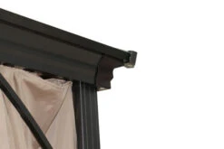 OUTFLEXX Profi Hardtop Pavillon, Grau, Aluminium, 3 X 3,6m Mit Seitenteilen Und Insektennetz -Gartenmöbel 11 13586.jpg