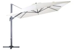 OUTFLEXX Ampelschirm, Anthrazit/creme, Pulverbesch. Aluminium, 400x300cm, Inkl. Plattenständer -Gartenmöbel 11 18347.jpg