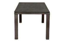 Ploß Rocking Dining Tisch, Grau/braun-meliert, Polyrattan, 170 X 90 Cm, Glasplatte In Steinoptik -Gartenmöbel 11 20157.jpg