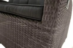 Ploß Rocking Comfort Dining / Lounge 2-Sitzer Sofa, Grau/braun-meliert, Polyrattan, 148x85x112 Cm, Verstellbar -Gartenmöbel 12 18206.jpg