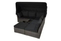 Ploß Rocking Loungeset, Grau/braun-meliert, Polyrattan, 5-6 Personen, Inkl. Sonnendach -Gartenmöbel 12 18220.jpg