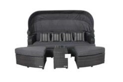 OUTFLEXX Houston Loungebett, Grau, Polyrattan, Doppel-halbrund, Viele Stellmöglichkeiten, Dach Klappbar -Gartenmöbel 12 18543.jpg