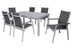 KETTLER BasicPlus Esstischgarnitur, Silber, Alu/Textilene, Tisch 180/240x100cm, 6 Stapelsessel 23 KETTLER BasicPlus Esstischgarnitur, Silber, Alu/Textilene, Tisch 180/240x100cm, 6 Stapelsessel -Gartenmöbel 12 19309.jpg
