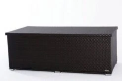 OUTFLEXX Kissenbox, Braun, Polyrattan, 204x94x75cm 14 OUTFLEXX Kissenbox, Braun, Polyrattan, 204x94x75cm -Gartenmöbel 1313 09.jpg