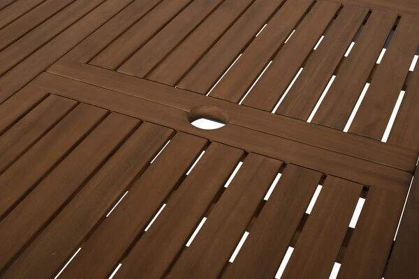 VILLANA Esstischgarnitur, Silber/schwarz, Alu/ FSC-Akazienholz, Ausziehtisch 150/200 Cm, 6 Multipositionssessel 13 VILLANA Esstischgarnitur, Silber/schwarz, Alu/ FSC-Akazienholz, Ausziehtisch 150/200 Cm, 6 Multipositionssessel – Bild 13