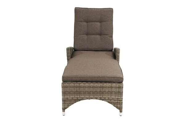 Ploß Rabida Comfort Rollliege, Champagner-meliert, Polyrattan, 198x68x44cm, Verstellbar, Hohe Sitzhöhe 13 Ploß Rabida Comfort Rollliege, Champagner-meliert, Polyrattan, 198x68x44cm, Verstellbar, Hohe Sitzhöhe – Bild 13