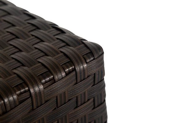 OUTFLEXX Loungemöbel-Set, Braun, Polyrattan, 5 Personen, Wasserfeste Kissenbox, Inkl. Loungetisch 15 OUTFLEXX Loungemöbel-Set, Braun, Polyrattan, 5 Personen, Wasserfeste Kissenbox, Inkl. Loungetisch – Bild 15