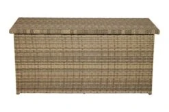 Ploß Rabida Kissenbox, Champagner-meliert, Polyrattan, 145x58x73 Cm, Inkl. Inlay -Gartenmöbel 16 20174.jpg