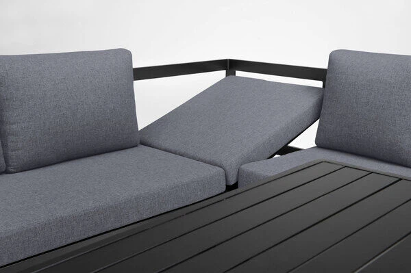 KETTLER Ocean Dining-Lounge, Anthrazit/grau, 223 X 200 Cm, Inkl. Kissen, 0320831-7100 7 KETTLER Ocean Dining-Lounge, Anthrazit/grau, 223 X 200 Cm, Inkl. Kissen, 0320831-7100 – Bild 7