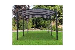 LECO Jotta Pergola, Anthrazit/grau, Stahlrohr/Textil, 300 X 295-570 X 233 Cm, Ausziehbar -Gartenmöbel 18400 3.jpg