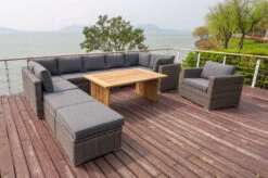 OUTFLEXX Loungegarnitur, Polyrattan/Teakholz, Tisch 160x90cm, Für 10 Personen, Wasserfeste Kissenbox -Gartenmöbel 18 19398.jpg
