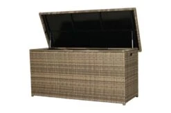 Ploß Rabida Kissenbox, Champagner-meliert, Polyrattan, 145x58x73 Cm, Inkl. Inlay -Gartenmöbel 19 20174.jpg