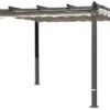 OUTFLEXX Pergola, Anthrazit/creme, Alu/Textil, 300 X 300 X 225 Cm