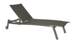 Bestseller 1 STERN Allround Rollenliege, Silbergrau, Edelstahl/Textil, 200x71x38 Cm, Verstellbare Rückenlehne