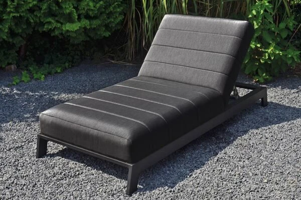 OUTFLEXX Bite Loungeliege, Sooty, Alu/Sunbrella, 203 X 90 X 38 Cm, 4-fach Verstellbar 1 OUTFLEXX Bite Loungeliege, Sooty, Alu/Sunbrella, 203 X 90 X 38 Cm, 4-fach Verstellbar