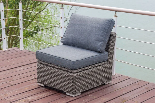 OUTFLEXX Mittelelement, Grau, Polyrattan, 63 X 78 X 65 Cm, Geeignet Für 18370-BOX-A/-D 2 OUTFLEXX Mittelelement, Grau, Polyrattan, 63 X 78 X 65 Cm, Geeignet Für 18370-BOX-A/-D – Bild 2
