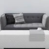 OUTFLEXX Cozy 2-Sitzer Sofa, Flanelle, Alu/Sunbrella, 181 X 87 X 76 Cm