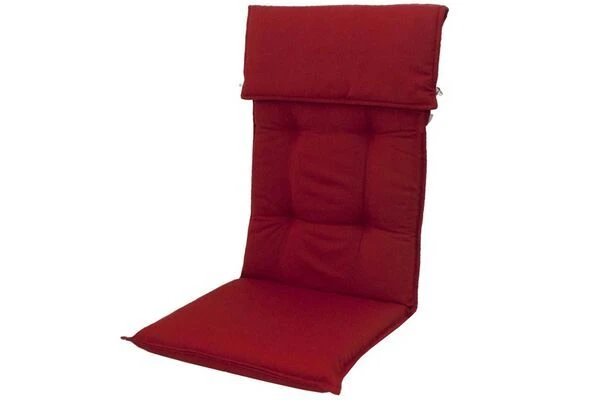 DOPPLER Stuhlauflage Hochlehner, Bordeaux, Dralon, 120x50x7cm, Mit DuPont Teflon Markenimprägnierung 1 DOPPLER Stuhlauflage Hochlehner, Bordeaux, Dralon, 120x50x7cm, Mit DuPont Teflon Markenimprägnierung