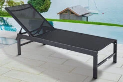OUTFLEXX Liege, Anthrazit Matt/schwarz, Alu/Textilene, 190x62x34cm, Rückenlehne Verstellbar -Gartenmöbel 1 20394.jpg