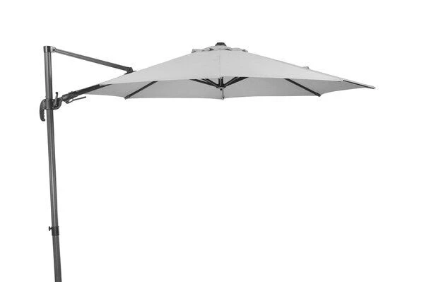 Schneider® SCHNEIDER Rhodos Eco Twist Ampelschirm, Grau, 300x300 Cm, Rund 1 Schneider® SCHNEIDER Rhodos Eco Twist Ampelschirm, Grau, 300x300 Cm, Rund