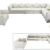 OUTFLEXX Loungemöbel-Set, Weiß, Polyrattan, Für 8 Personen, WasserfesteKissenbox