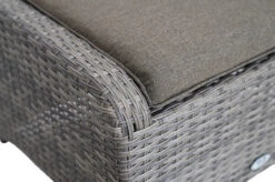 Ploß Rabida Hocker, Champagner-meliert, Polyrattan, 71x52x42 Cm, Zu Loungesessel, Inkl. Polster -Gartenmöbel 20169 04.jpg