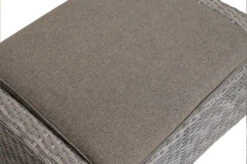 Ploß Rabida Hocker, Champagner-meliert, Polyrattan, 71x52x42 Cm, Zu Loungesessel, Inkl. Polster -Gartenmöbel 20169 09.jpg