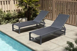 OUTFLEXX Liege, Anthrazit Matt/schwarz, Alu/Textilene, 190x62x34cm, Rückenlehne Verstellbar -Gartenmöbel 20394 02.jpg