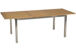 STERN Polaris Esstischgarnitur, Kaschmir, Edelstahl/FSC-Teak, Tisch 162/220 X 90 Cm, 6 Personen, Ausziehbar -Gartenmöbel 20576 02.jpg