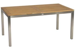 STERN Polaris Esstischgarnitur, Kaschmir, Edelstahl/FSC-Teak, Tisch 162/220 X 90 Cm, 6 Personen, Ausziehbar -Gartenmöbel 20576 06.jpg