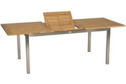 STERN Polaris Esstischgarnitur, Kaschmir, Edelstahl/FSC-Teak, Tisch 162/220 X 90 Cm, 6 Personen, Ausziehbar -Gartenmöbel 20576 07.jpg