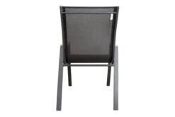 OUTFLEXX Stapelstuhl, Anthrazit Matt, Aluminium/Holzimitat, 70x56x89cm -Gartenmöbel 21297 4.jpg