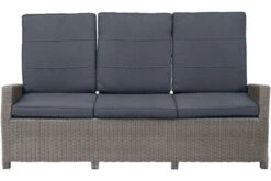 Ploß Vigo Comfort 3-Sitzer Speise-/Lounge-Sofa, Stahlgrau-meliert, Polyrattan, 210x84x110cm, Verstellbar -Gartenmöbel 21633 12.jpg