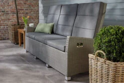 Ploß Vigo Comfort 3-Sitzer Speise-/Lounge-Sofa, Stahlgrau-meliert, Polyrattan, 210x84x110cm, Verstellbar -Gartenmöbel 21633 2.jpg