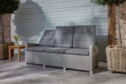 Ploß Vigo Comfort 3-Sitzer Speise-/Lounge-Sofa, Stahlgrau-meliert, Polyrattan, 210x84x110cm, Verstellbar -Gartenmöbel 21633 6.jpg