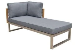 OUTFLEXX Ecklounge, Natur/grau, Edelstahl/Teak, 4 Personen, Inklusive Tisch 110 X 60 Cm, Lehne Links -Gartenmöbel 21652 8.jpg