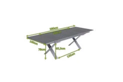 OUTFLEXX Ausziehtisch, Silber, Alu/Spraystone, 180/280x100cm, Schubladenauszug 14 OUTFLEXX Ausziehtisch, Silber, Alu/Spraystone, 180/280x100cm, Schubladenauszug -Gartenmöbel 21749 5.jpg