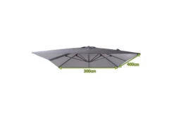 OUTFLEXX Ersatzdach Für Ampelschirme, Anthrazit, Polyester, 300x400cm -Gartenmöbel 21758 4.jpg