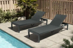 OUTFLEXX Rollliege, Anthrazit Matt, Aluminium, 193x60x32,5cm, Rückenlehne Verstellbar -Gartenmöbel 21771 02.jpg