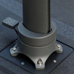 OUTFLEXX Ampelschirm, Anthrazit, Aluminium/Polyester, 300x300cm, Quadratisch -Gartenmöbel 21787 13.jpg