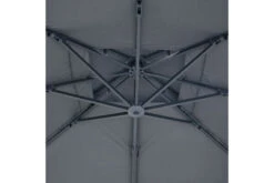OUTFLEXX Ampelschirm, Anthrazit, Aluminium/Polyester, 300x300cm, Quadratisch -Gartenmöbel 21787 3.jpg