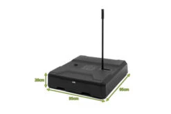 OUTFLEXX Schirmständer, Anthrazit, HDPE, 95x95x20cm, Bis Ca. 138kg Befüllbar -Gartenmöbel 21790 5.jpg