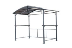 LECO Profi Grillpavillon, Anthrazit/grau Getönt, Aluminium/Polycarbonat, 165x275x233 Cm 6 LECO Profi Grillpavillon, Anthrazit/grau Getönt, Aluminium/Polycarbonat, 165x275x233 Cm -Gartenmöbel 21878 3.jpg