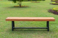 OUTFLEXX Bank, Natur/schwarz, Akazie, 160 X 36,5 X 45 Cm -Gartenmöbel 21924 2.jpg