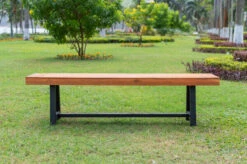 OUTFLEXX Bank, Natur/schwarz, Akazie, 160 X 36,5 X 45 Cm -Gartenmöbel 21924 3.jpg