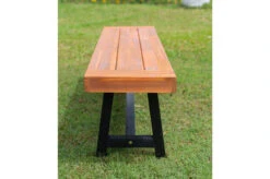 OUTFLEXX Bank, Natur/schwarz, Akazie, 160 X 36,5 X 45 Cm -Gartenmöbel 21924 4.jpg